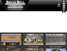 Tablet Screenshot of bryanbellconstruction.com